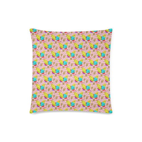 Butterfly Pop by Popart Lover Custom Zippered Pillow Case 18"x18"(Twin Sides)