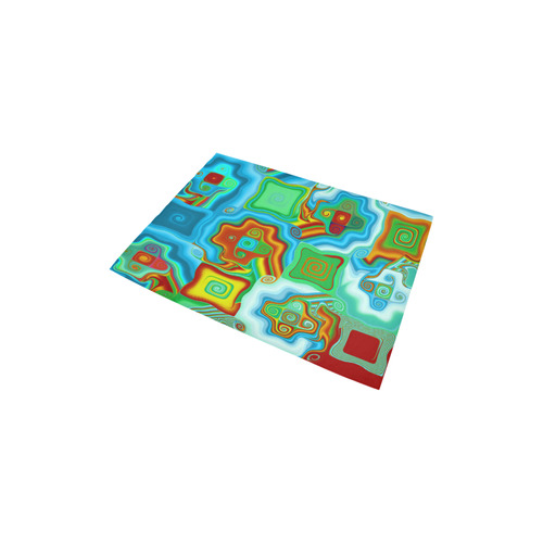 Mosaic Cool Colorful Abstract Fractal Art Area Rug 2'7"x 1'8‘’