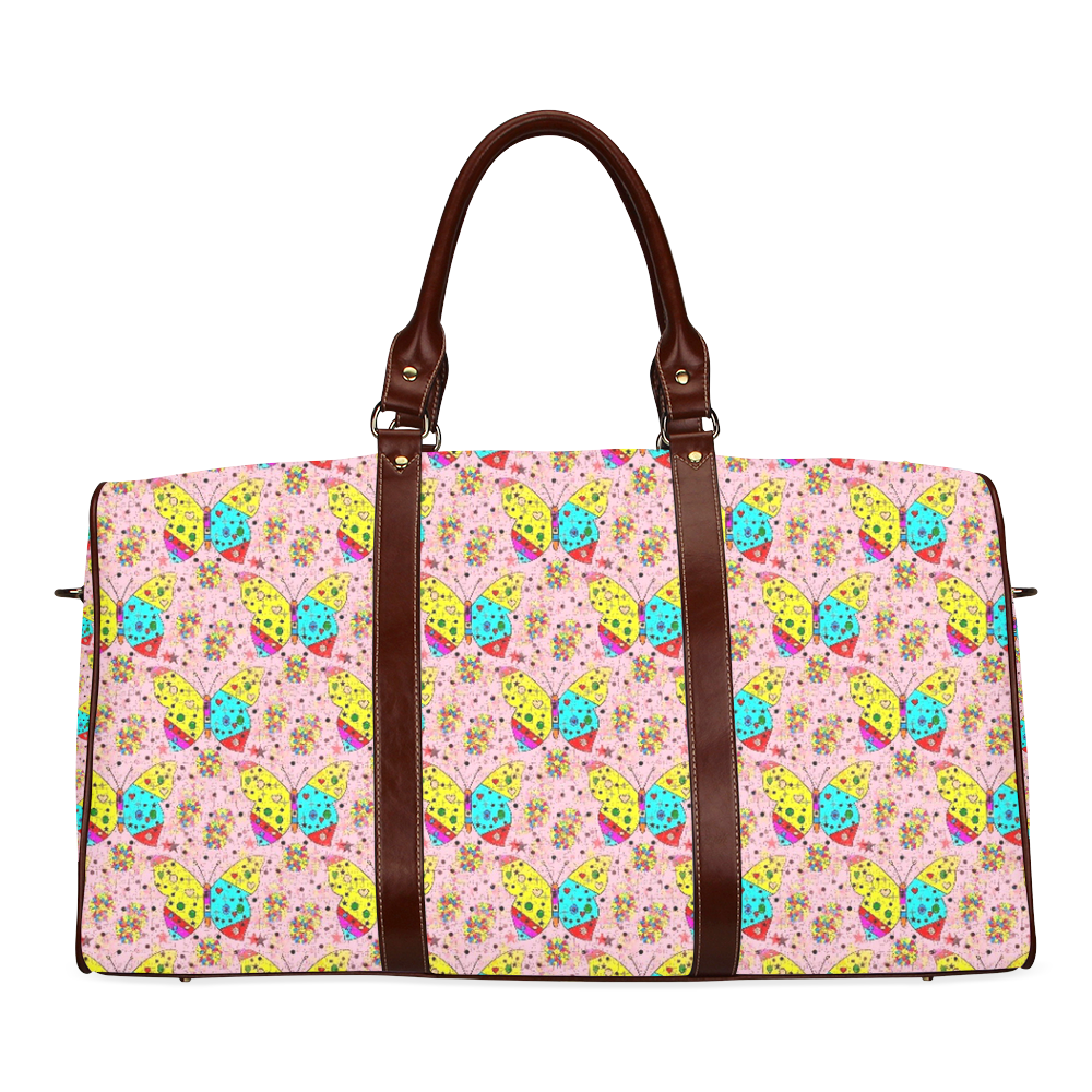 Butterfly Pop by Popart Lover Waterproof Travel Bag/Small (Model 1639)