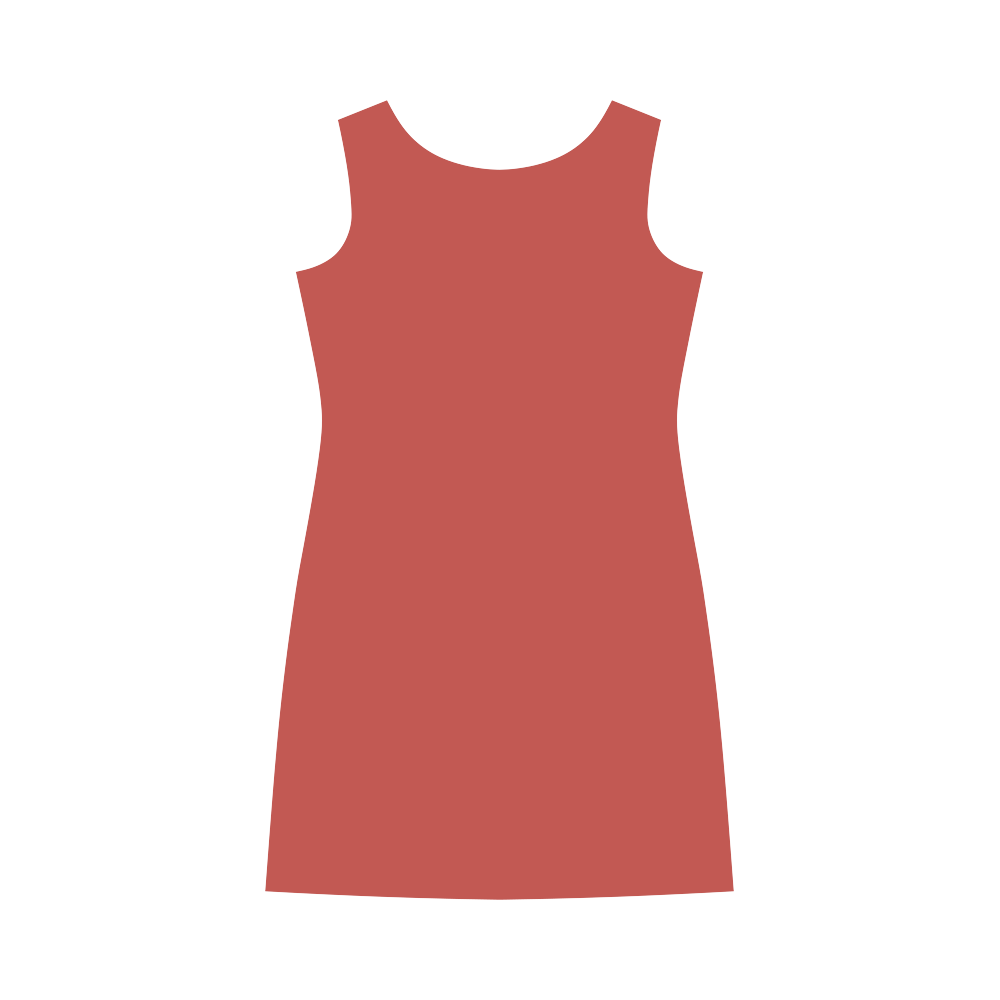 Aurora Red Round Collar Dress (D22)