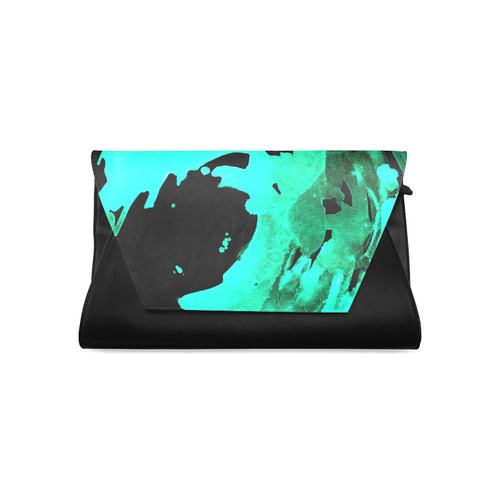 save the water watercolor revised aqua cool Clutch Bag (Model 1630)