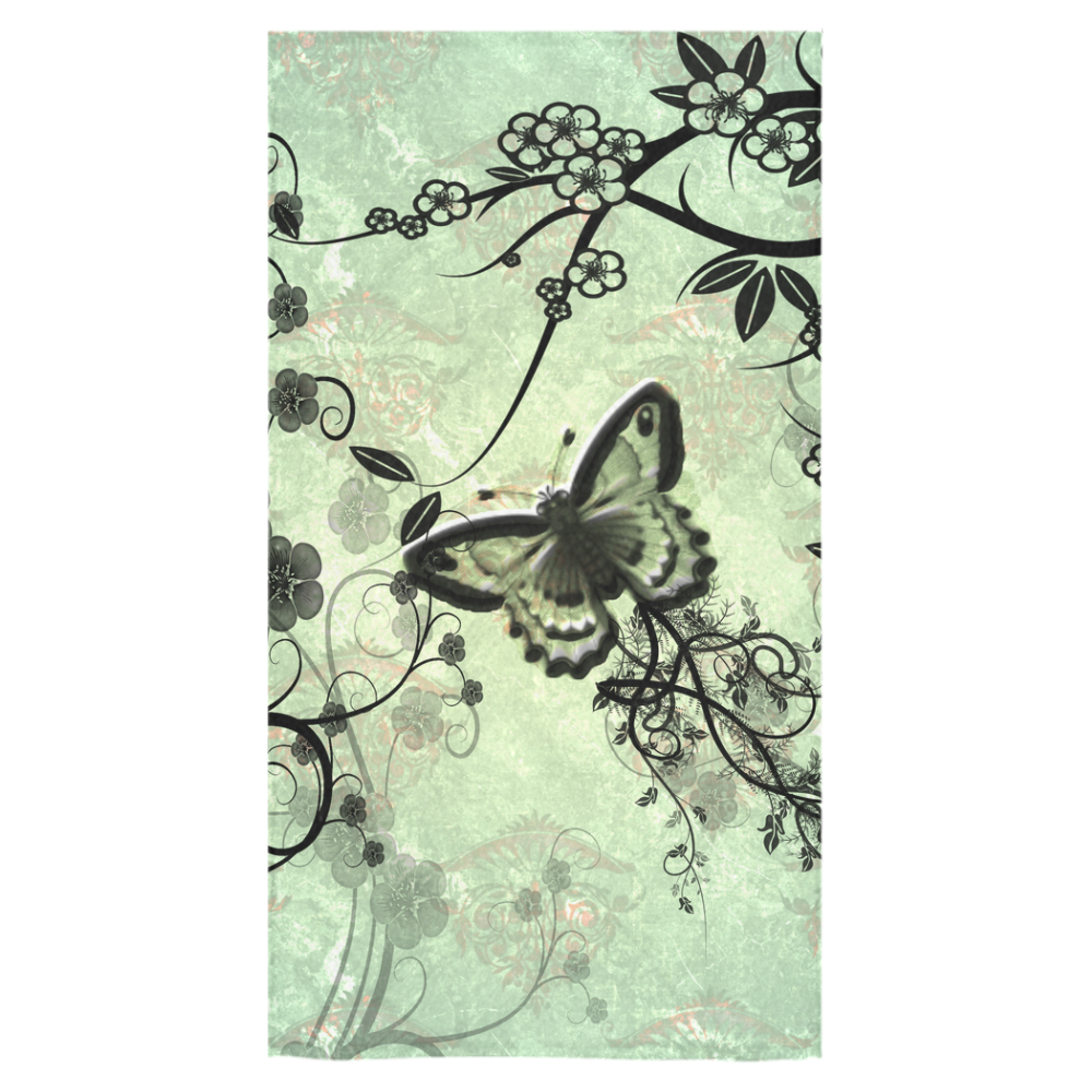 Butterflies and fantasy wood Bath Towel 30"x56"