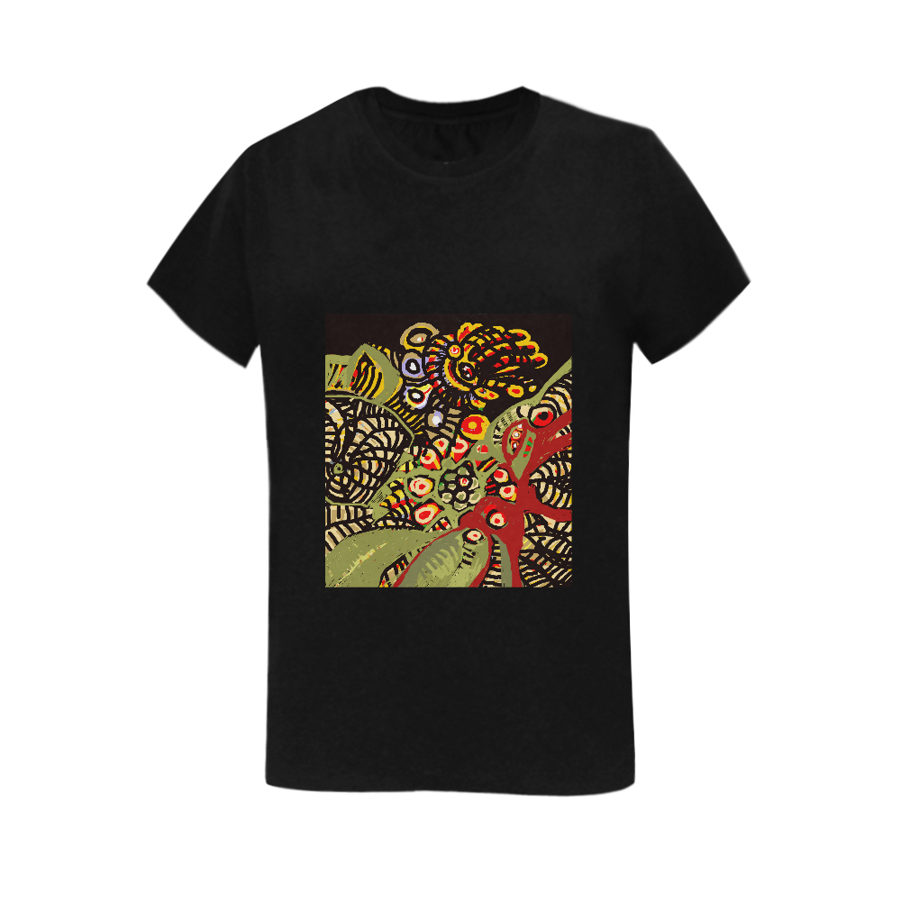 flor Women's T-Shirt in USA Size (Two Sides Printing)