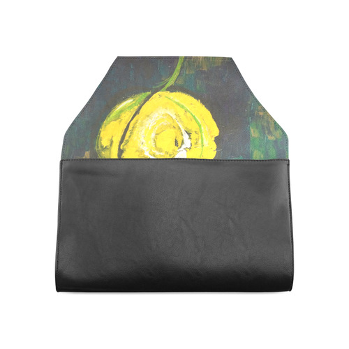Golden Rose Acrylic Clutch Bag (Model 1630)