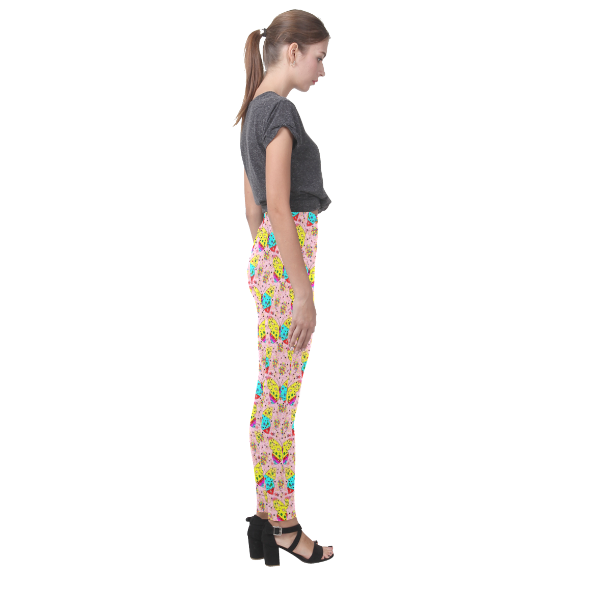 Butterfly Pop by Popart Lover Cassandra Women's Leggings (Model L01)