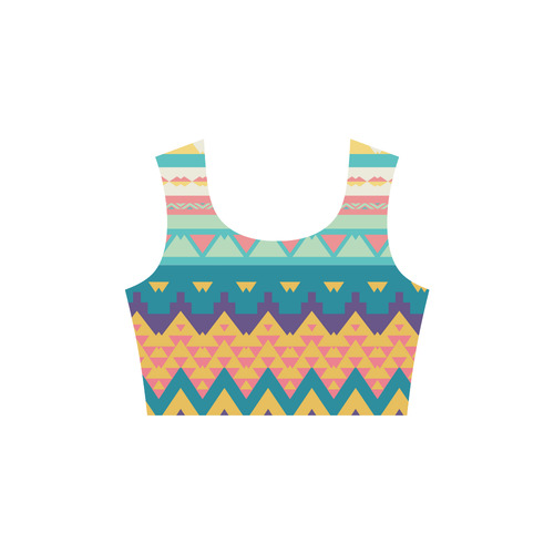 Pastel tribal design 3/4 Sleeve Sundress (D23)