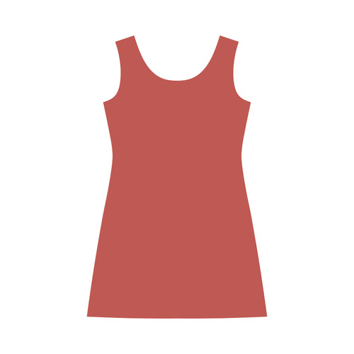 Aurora Red Bateau A-Line Skirt (D21)