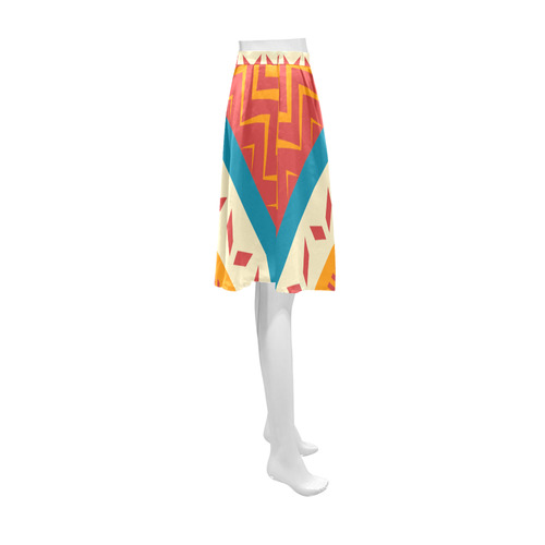 Tribal shapes Athena Women's Short Skirt (Model D15)