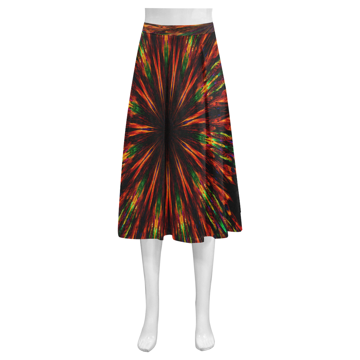 oNE wORLD 8CC Mnemosyne Women's Crepe Skirt (Model D16)