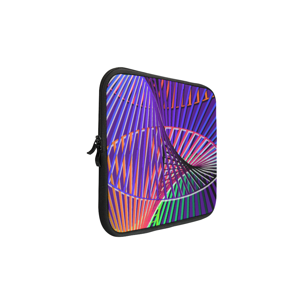 Colorful Rainbow Helix Laptop Sleeve 11''