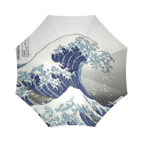 Great Waves at Kanagawa Foldable Umbrella (Model U01)