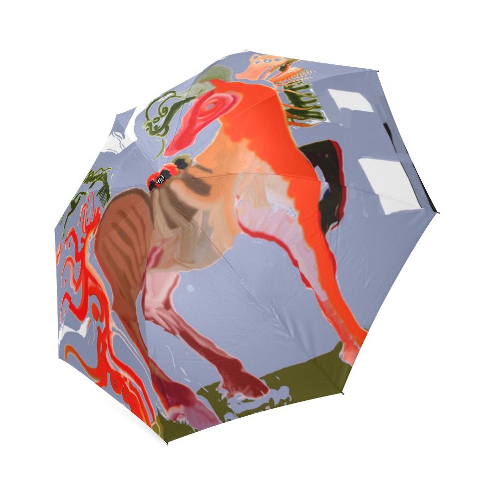caballo chino Foldable Umbrella (Model U01)