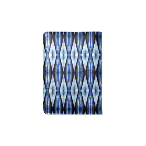 Blue White Diamond Pattern Custom NoteBook A5