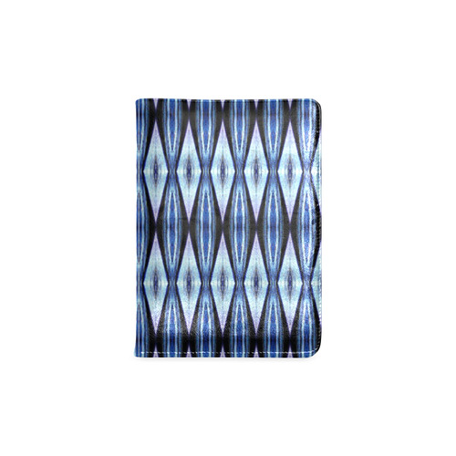 Blue White Diamond Pattern Custom NoteBook A5