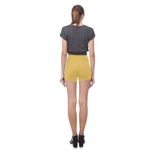 Spicy Mustard Briseis Skinny Shorts (Model L04)