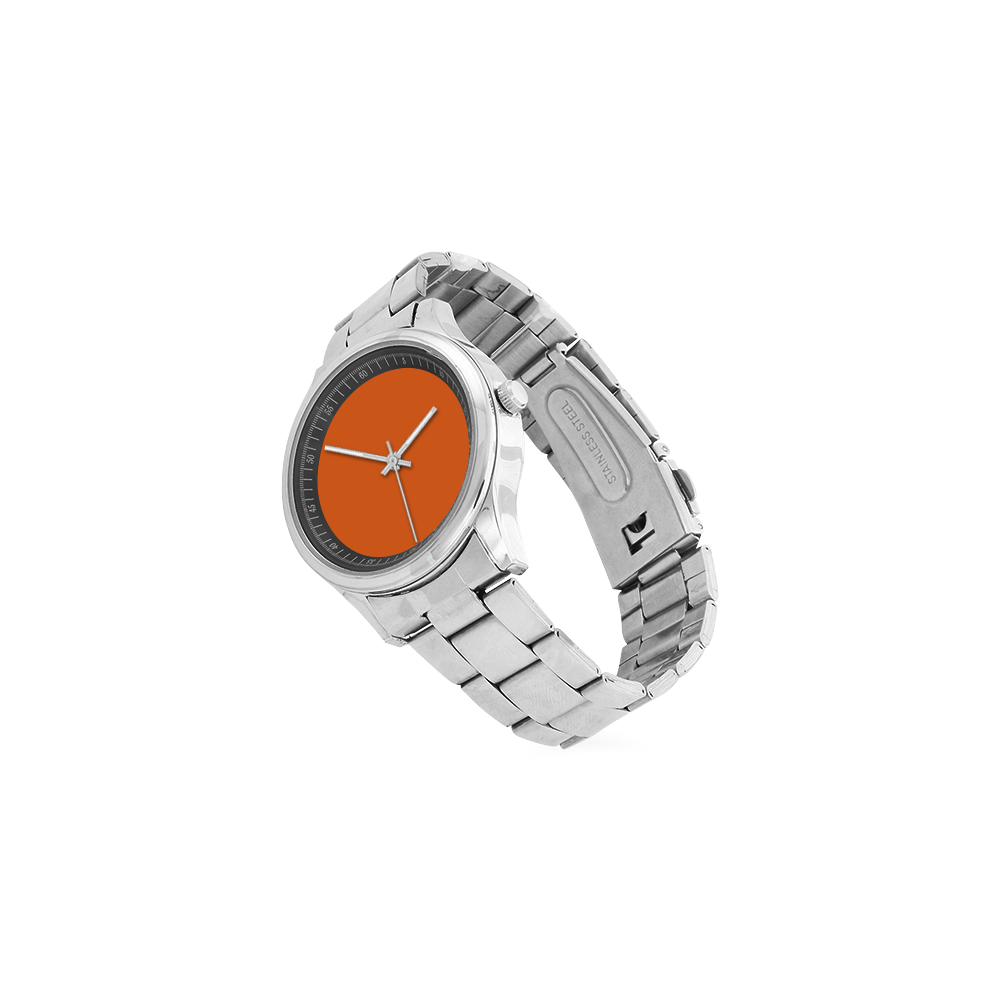 Positive Summer designers Watches 2016 / Orange edition Men's Stainless Steel Watch(Model 104)