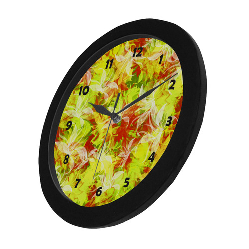 Beautiful Lilly Circular Plastic Wall clock