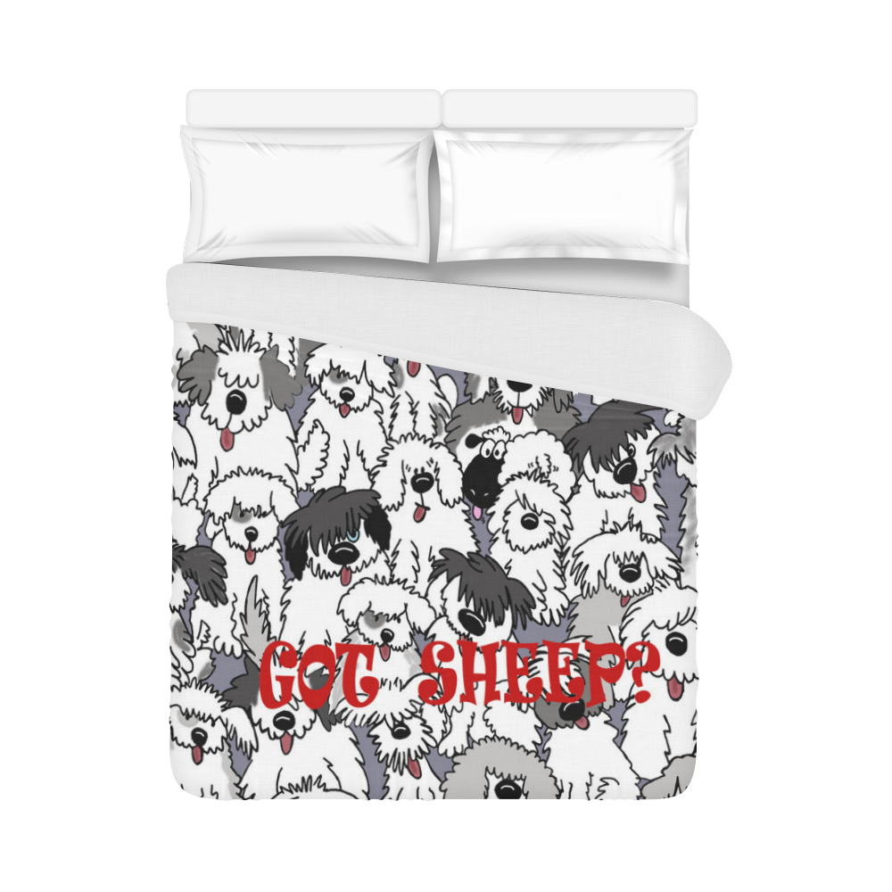 Got Sheep? Duvet Cover 86"x70" ( All-over-print)