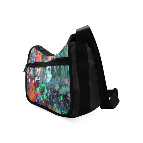 Graffiti Wall and Paint Splatter Crossbody Bags (Model 1616)