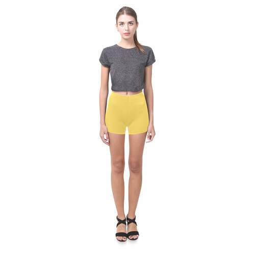 Primrose Yellow Briseis Skinny Shorts (Model L04)