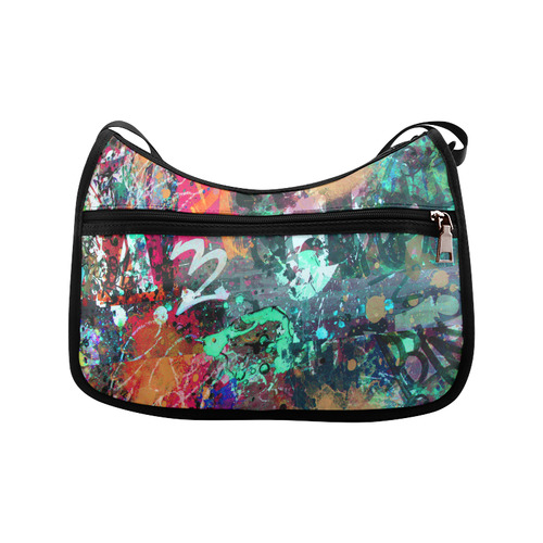 Graffiti Wall and Paint Splatter Crossbody Bags (Model 1616)