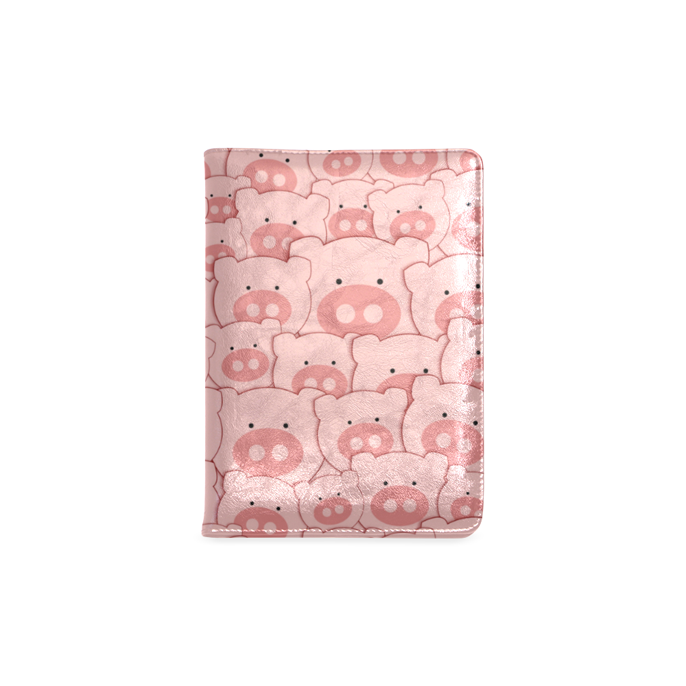 Pink Piggy Pigs Custom NoteBook A5