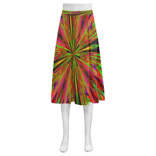 aFRAMMA Mnemosyne Women's Crepe Skirt (Model D16)