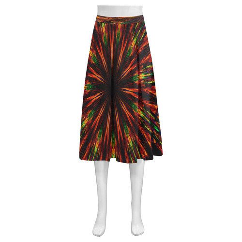 oNE wORLD 9WW Mnemosyne Women's Crepe Skirt (Model D16)