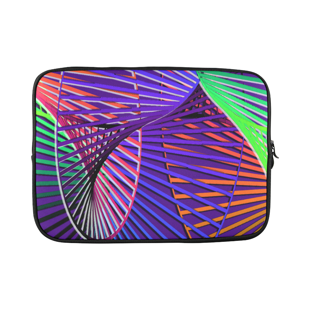 Colorful Rainbow Helix Custom Laptop Sleeve 15''