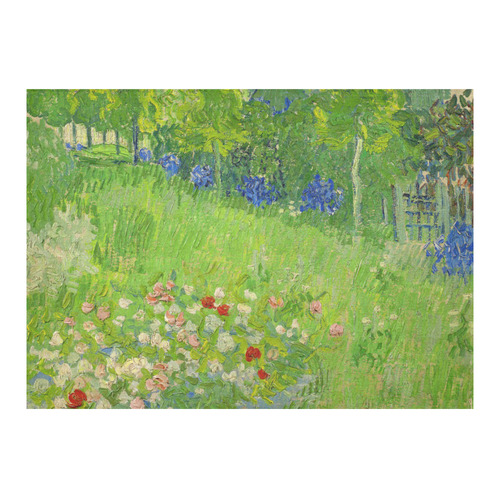 Van Gogh Daubigny's Garden Fine Nature Art Cotton Linen Tablecloth 60"x 84"