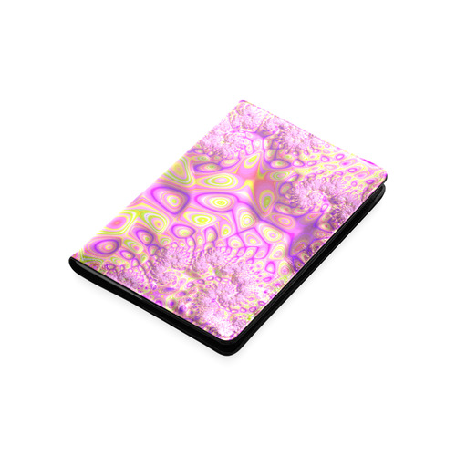 Pink Pink Green Cute Funny Fractal Art Custom NoteBook A5