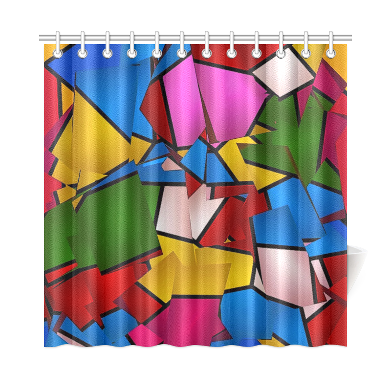 Lightning Pattern by Artdream Shower Curtain 72"x72"
