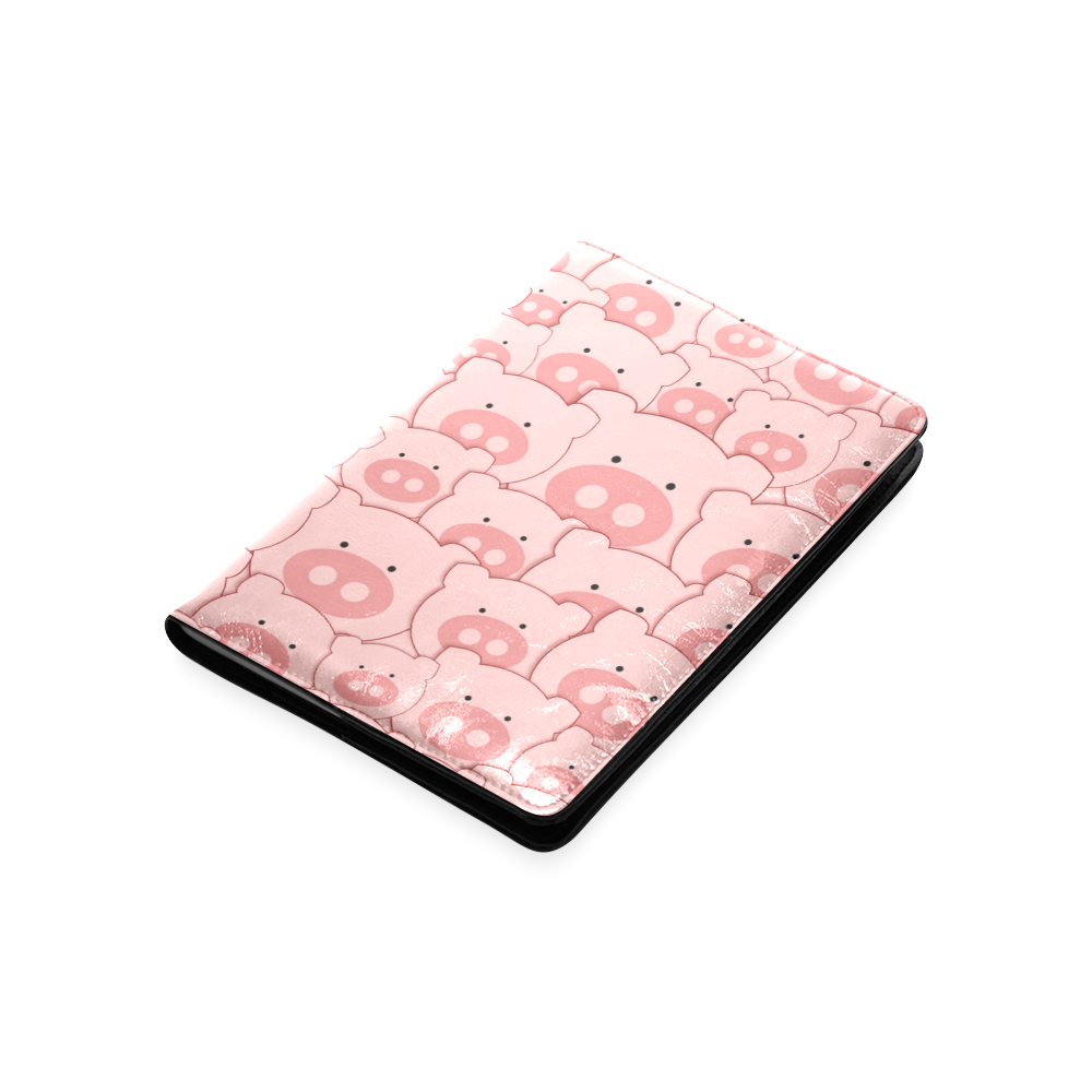 Pink Piggy Pigs Custom NoteBook A5