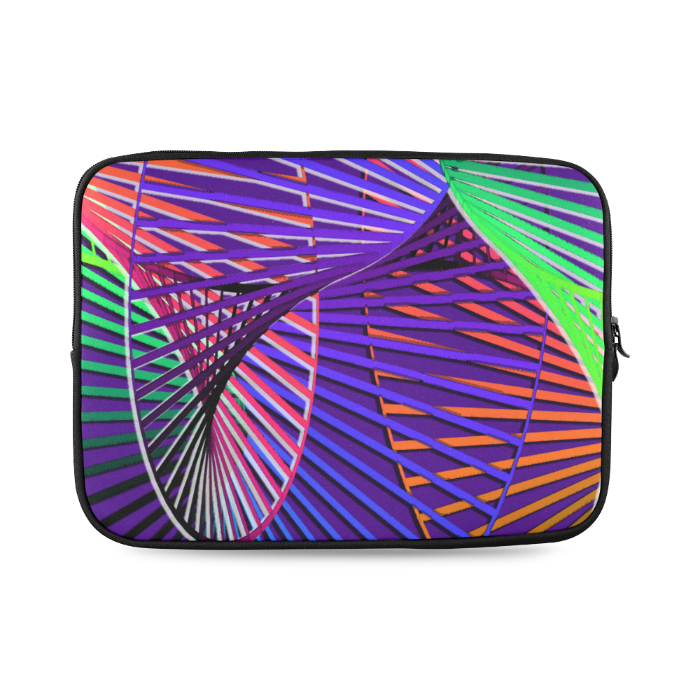 Colorful Rainbow Helix Custom Laptop Sleeve 14''
