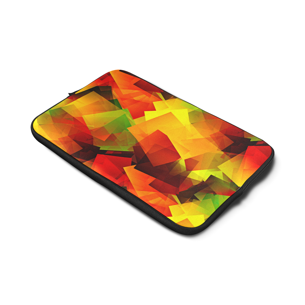 Indian Summer Cubes Custom Sleeve for Laptop 17"