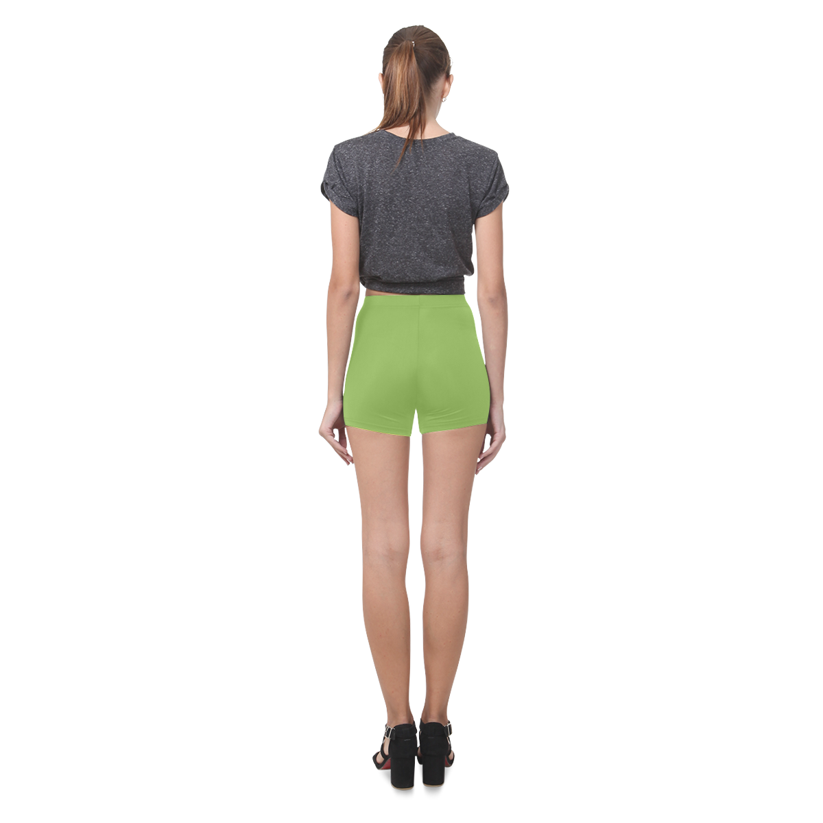 Greenery Briseis Skinny Shorts (Model L04)
