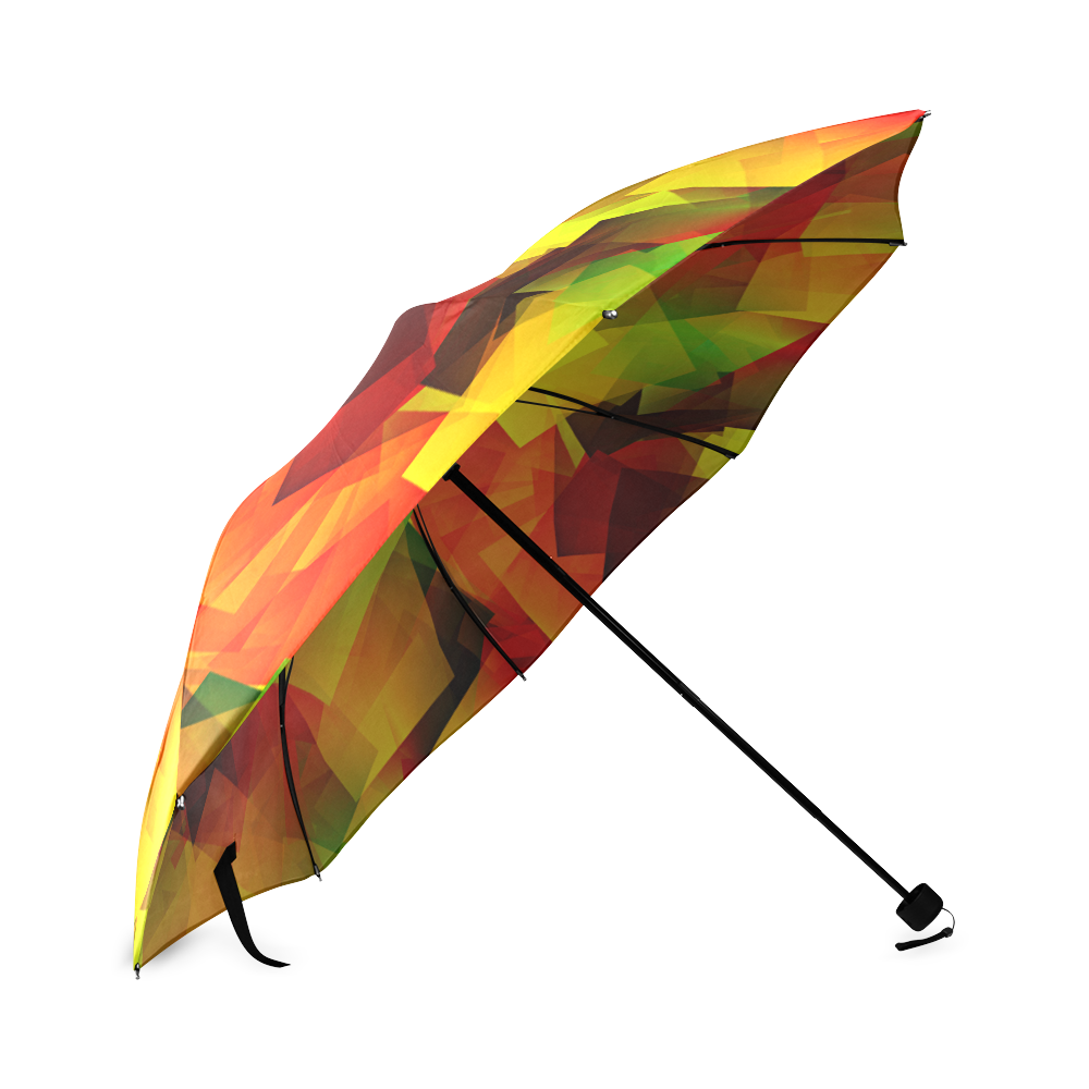 Indian Summer Cubes Foldable Umbrella (Model U01)