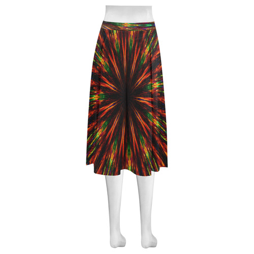 oNE wORLD 9WW Mnemosyne Women's Crepe Skirt (Model D16)