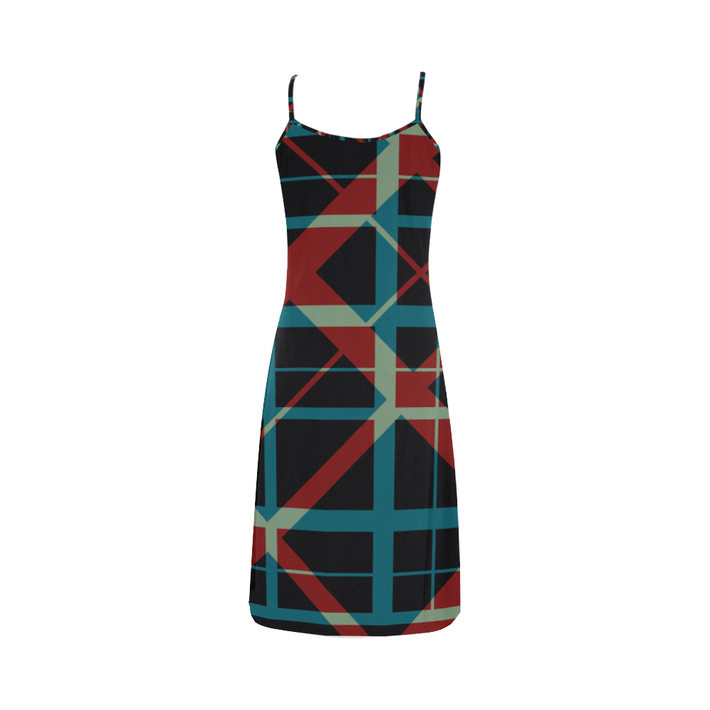 Plaid I Alcestis Slip Dress (Model D05)