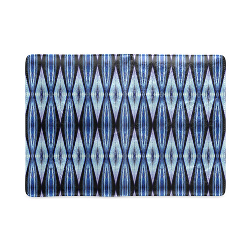 Blue White Diamond Pattern Custom NoteBook A5