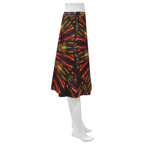 oNE wORLD 9WW Mnemosyne Women's Crepe Skirt (Model D16)