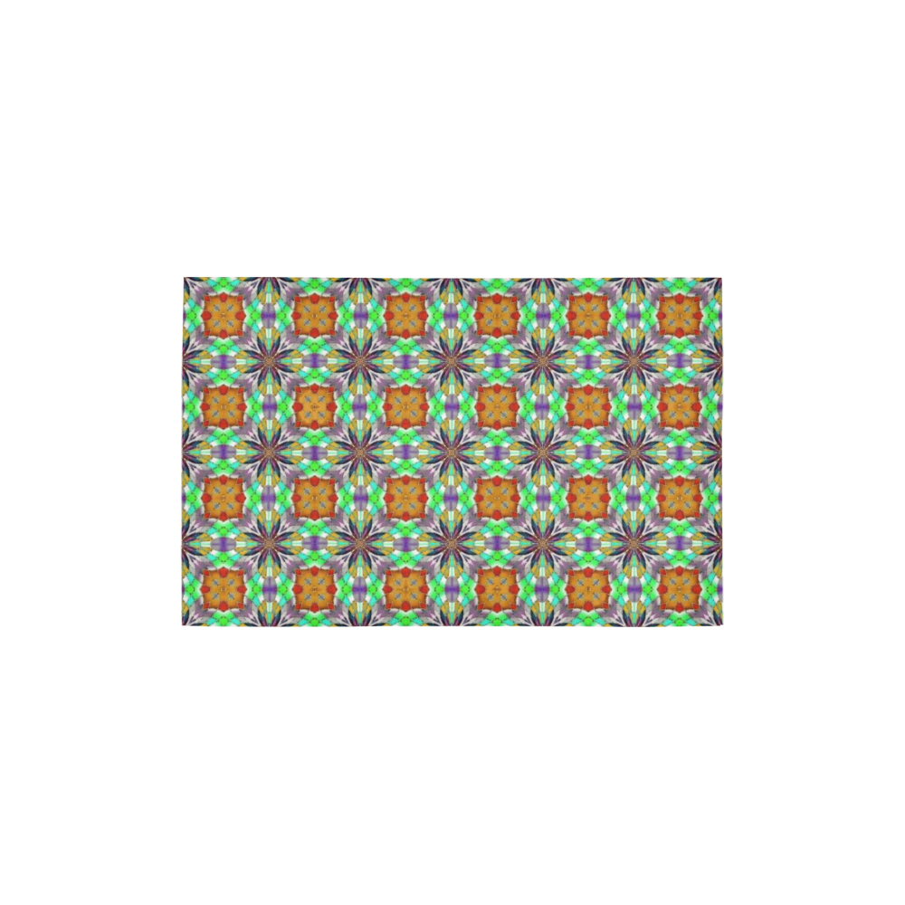Topaz and Green Area Rug 2'7"x 1'8‘’