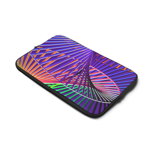 Colorful Rainbow Helix Custom Sleeve for Laptop 17"