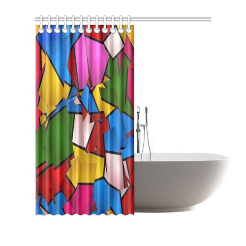 Lightning Pattern by Artdream Shower Curtain 72"x72"
