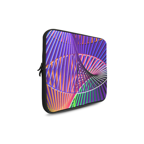 Colorful Rainbow Helix Custom Sleeve for Laptop 17"