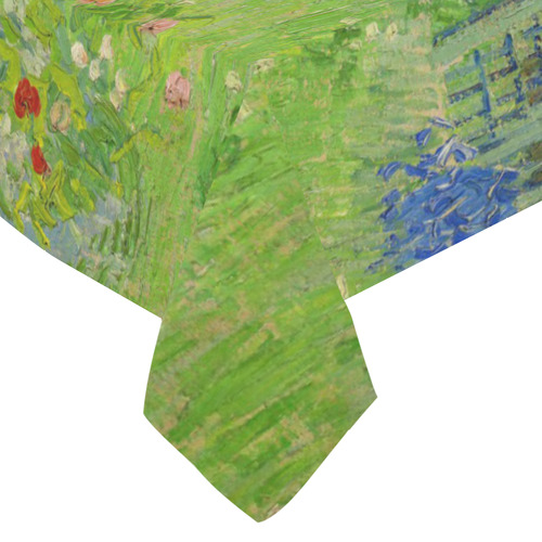 Van Gogh Daubigny's Garden Fine Nature Art Cotton Linen Tablecloth 60"x 84"