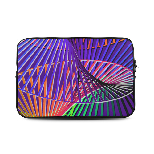 Colorful Rainbow Helix Custom Sleeve for Laptop 17"