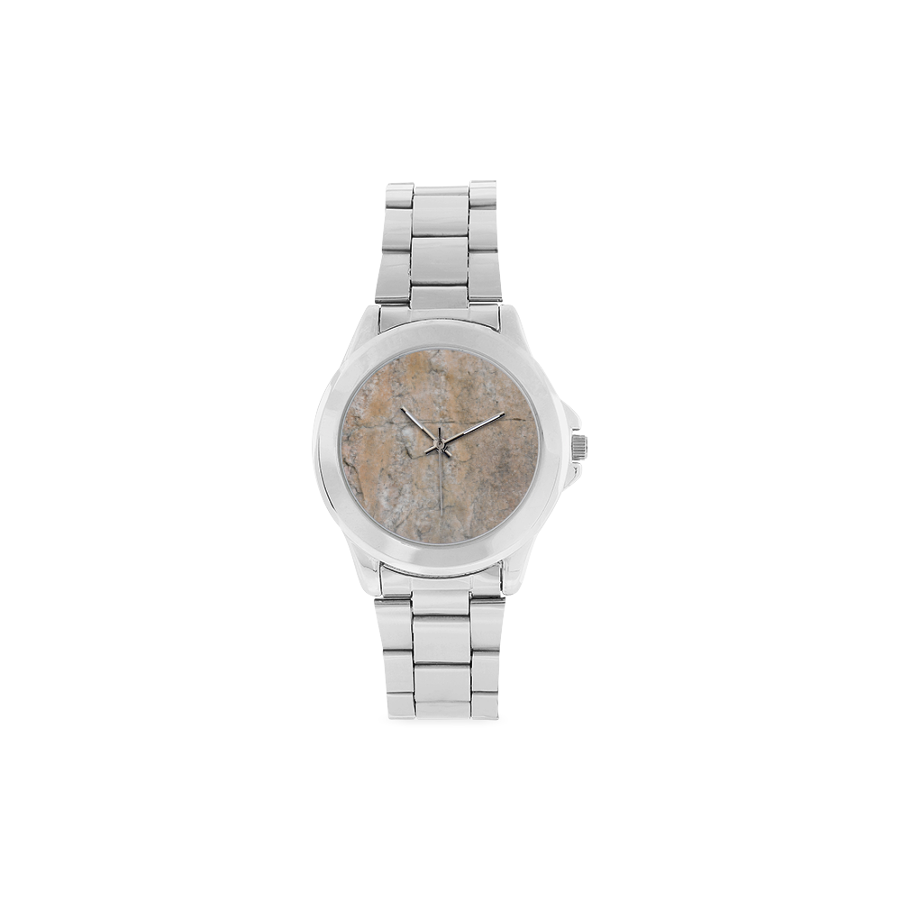 Stone Unisex Stainless Steel Watch(Model 103)