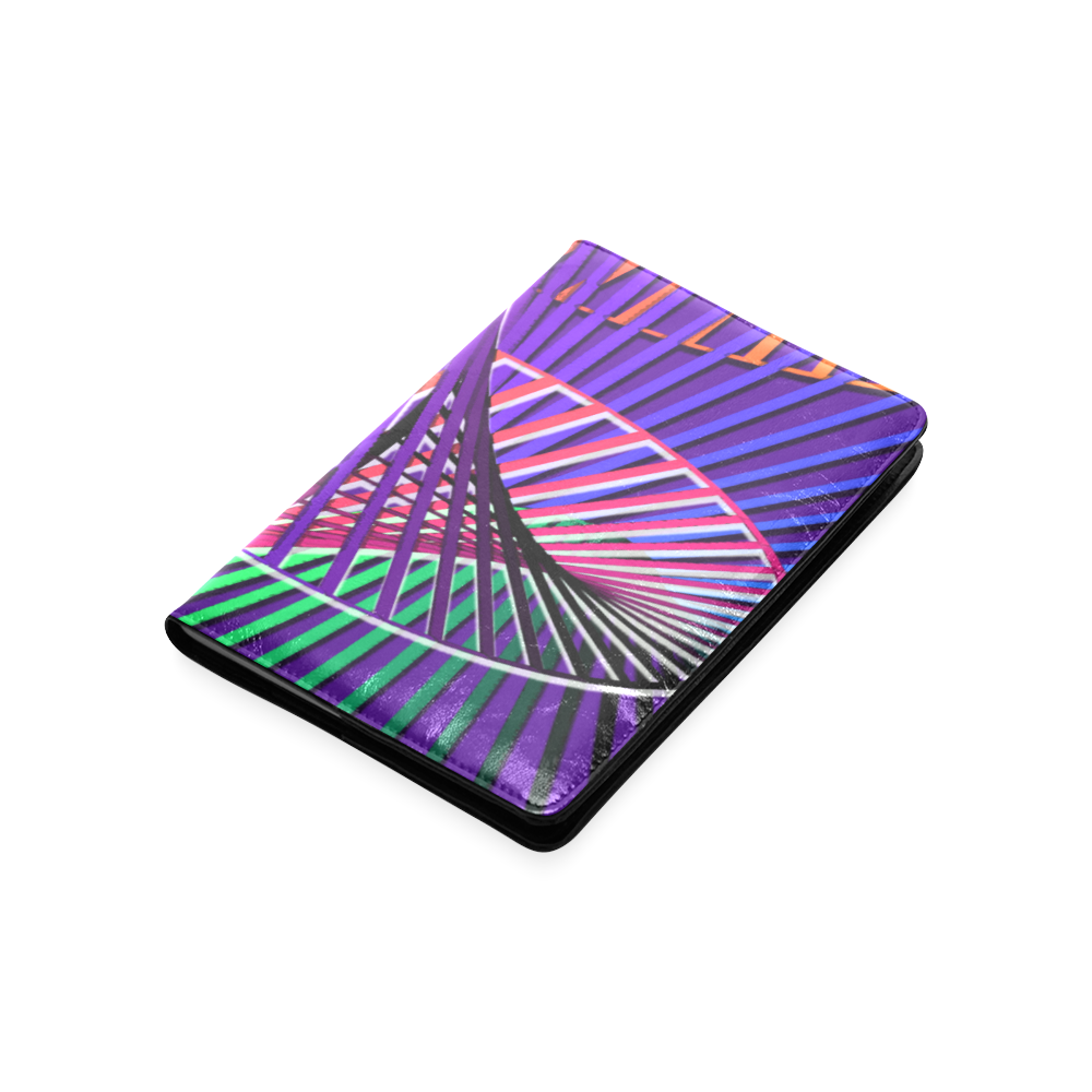 Colorful Rainbow Helix Custom NoteBook A5