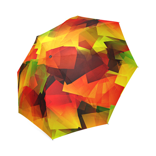 Indian Summer Cubes Foldable Umbrella (Model U01)